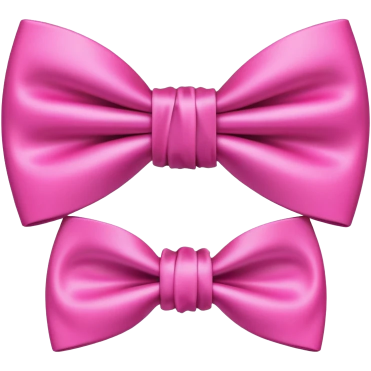 Pink bow tie emoji