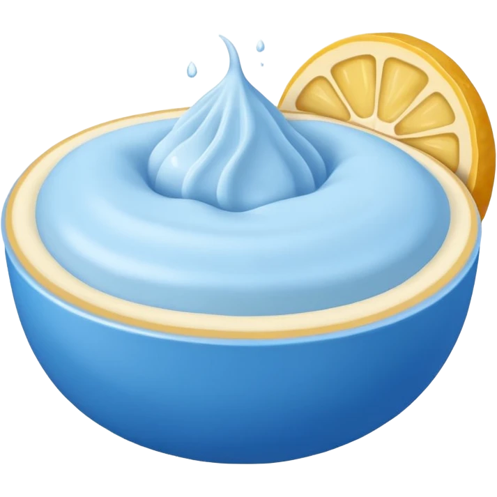 Un circulo de color azul claro que adentro este una palomita de color blanco emoji