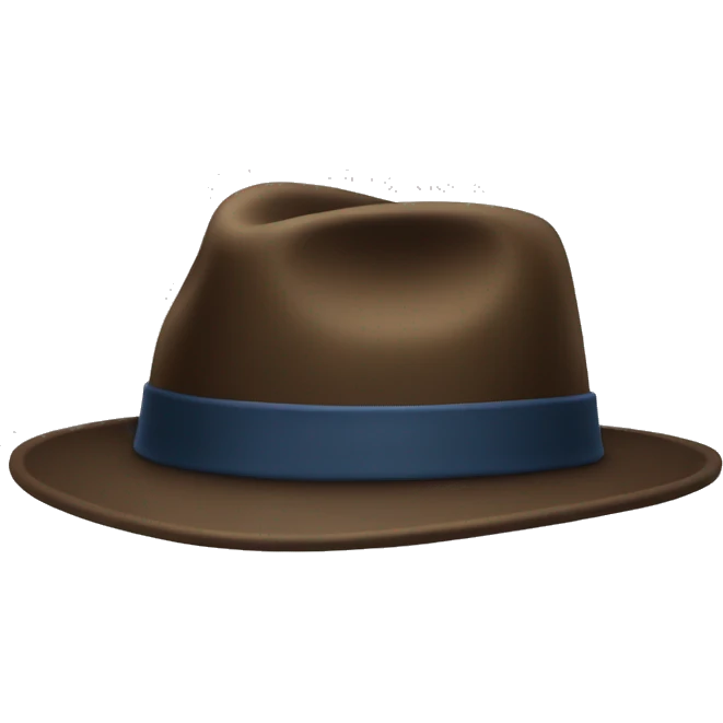 fedora hat emoji