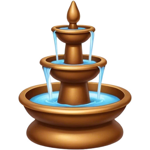 Poop fountain emoji