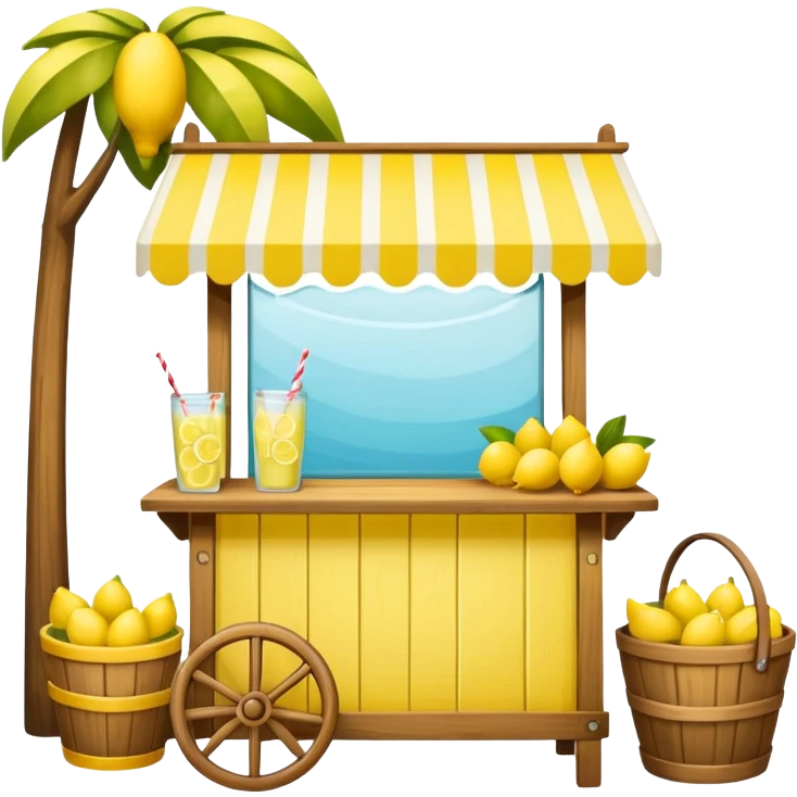 Lemonade stand emoji
