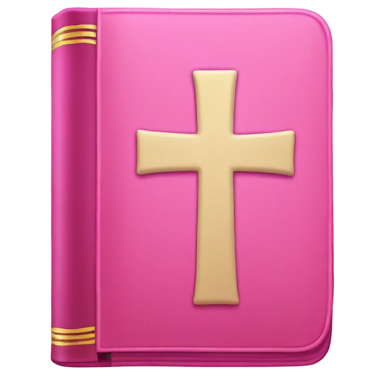 Pink Bible emoji