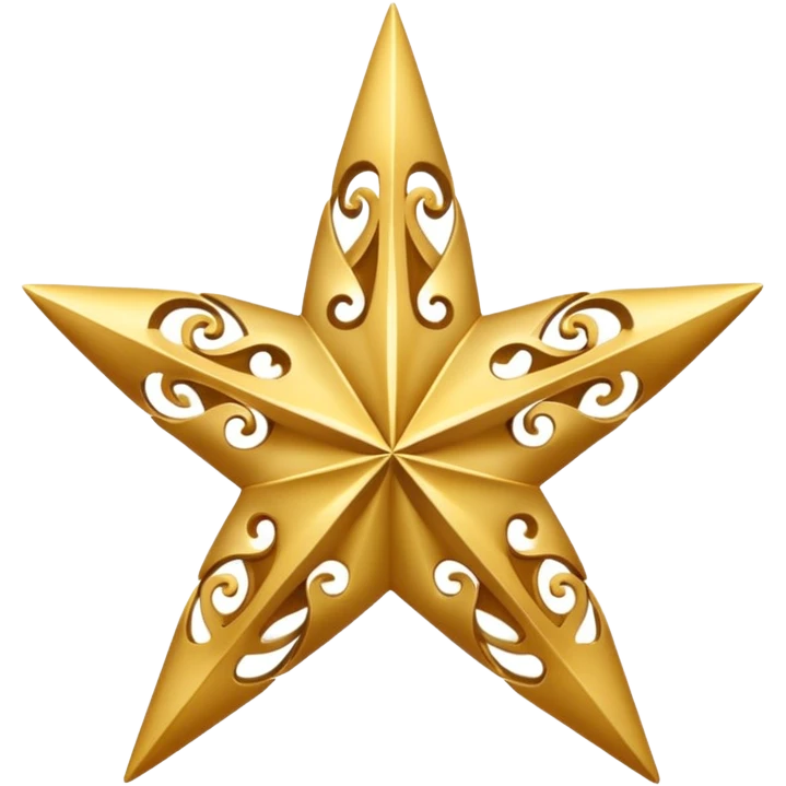 calligraphy star emoji