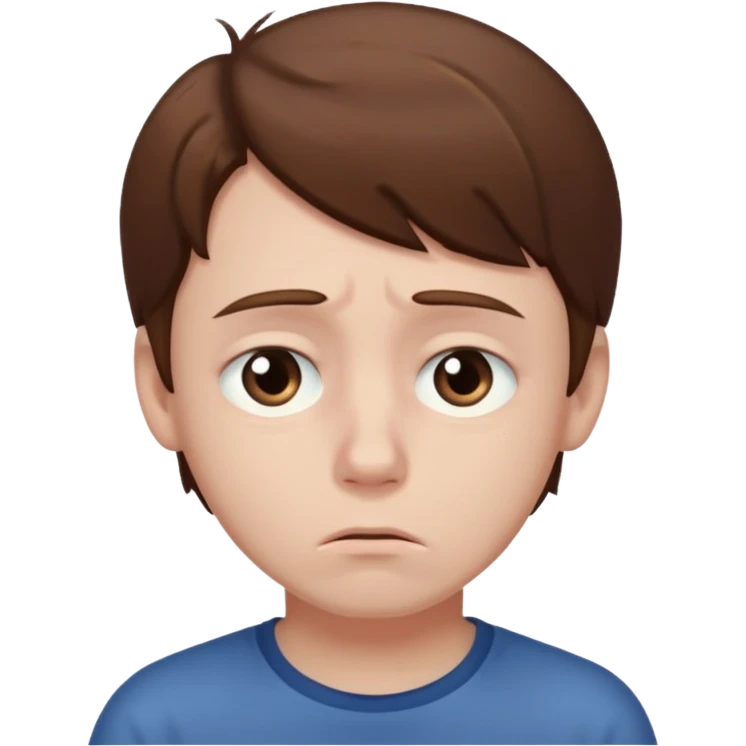 Sad boy emoji