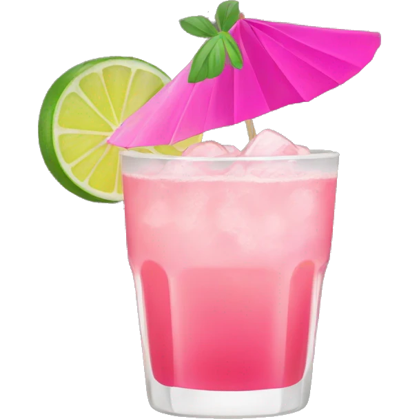 pink margaritas  emoji