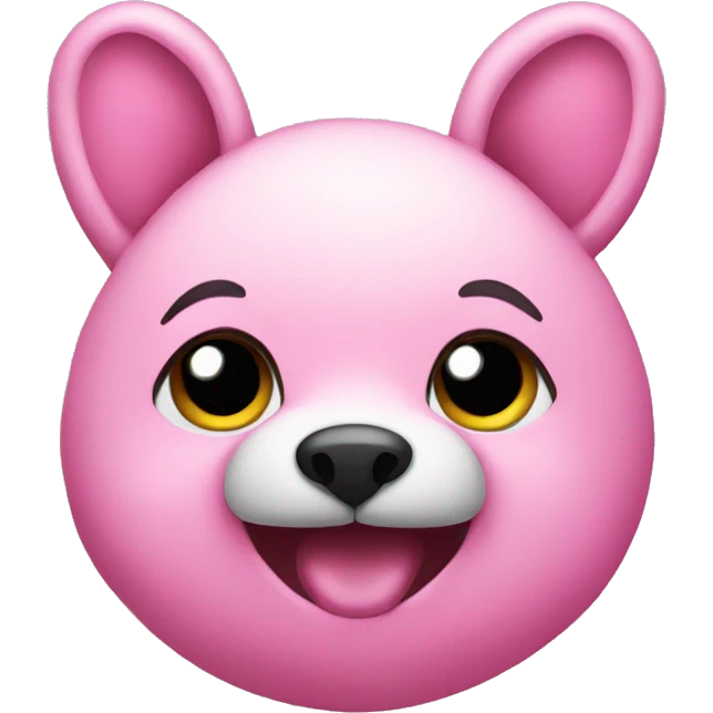 Pink christmas animal emoji