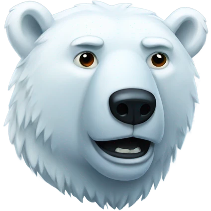 Cold Polar Bear emoji