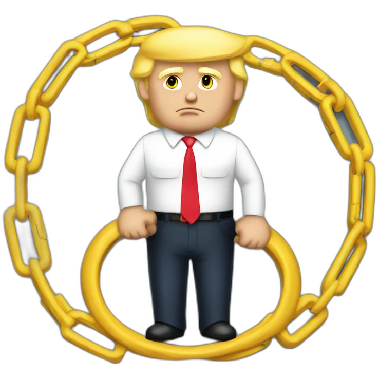 trump-in-handcuffs emoji