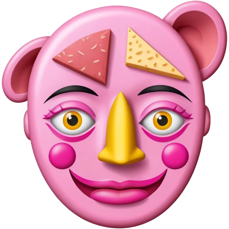 picasso abstract art SPAM MEAT face painting emoji