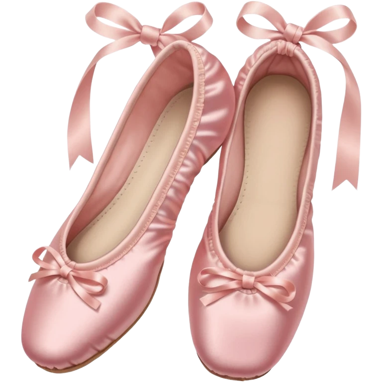 pastel pink ballet shoes emoji