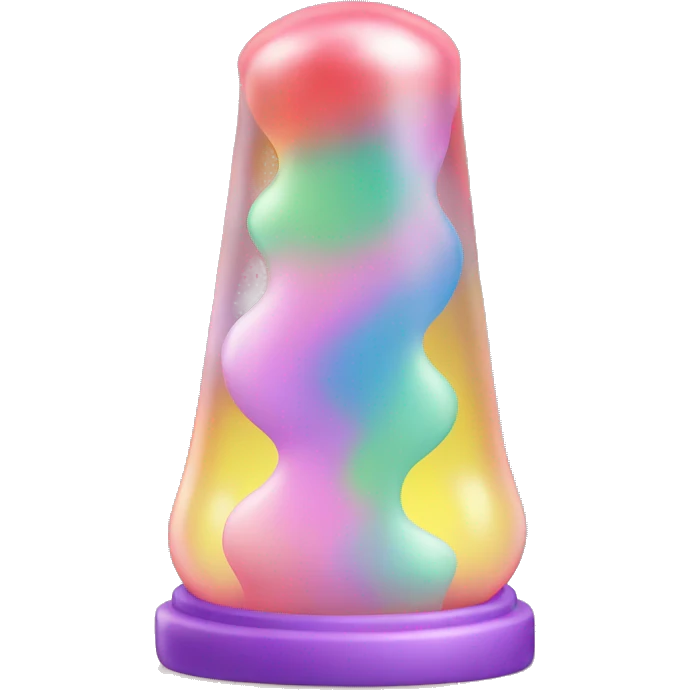 Pastel lava lamp  emoji