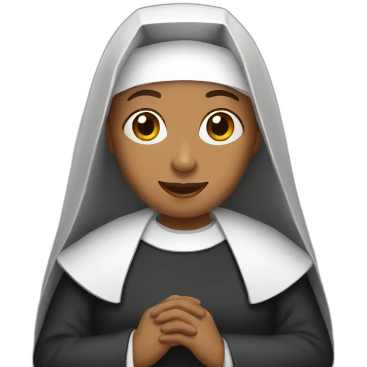christian nun emoji