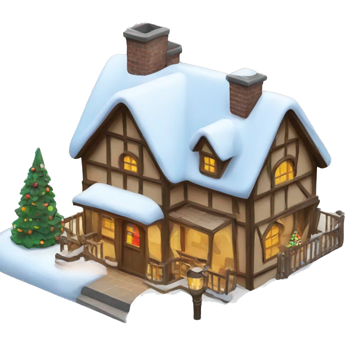 Christmas village emoji