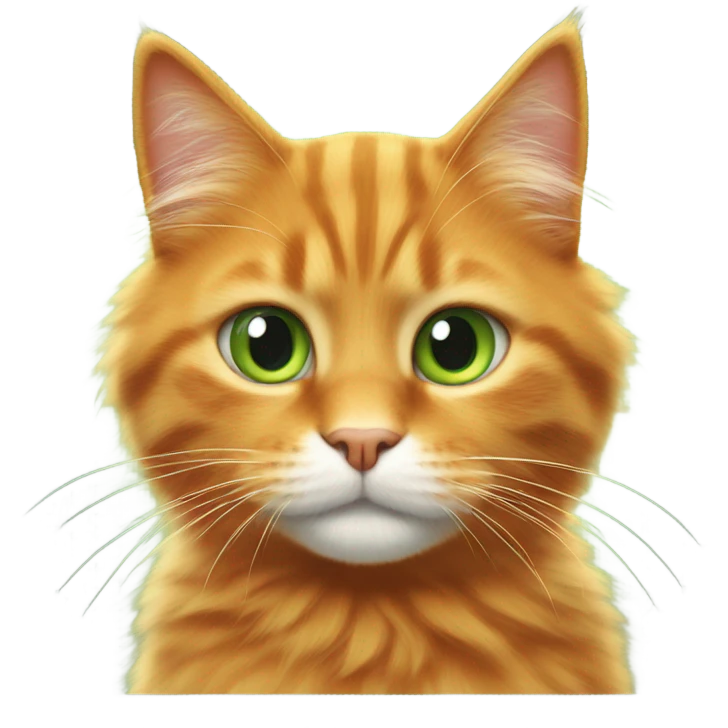 Orange cat emoji