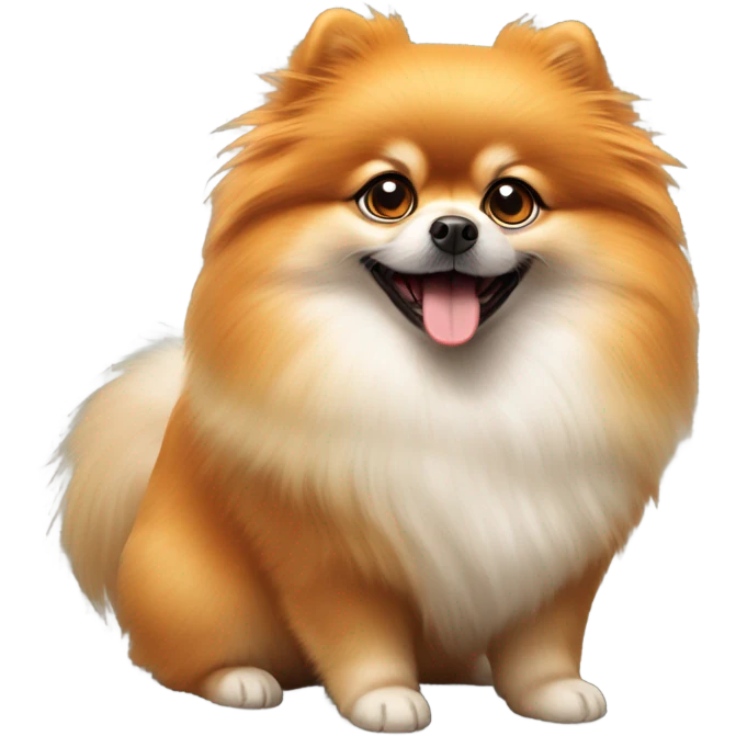 Cute Pomeranian  emoji