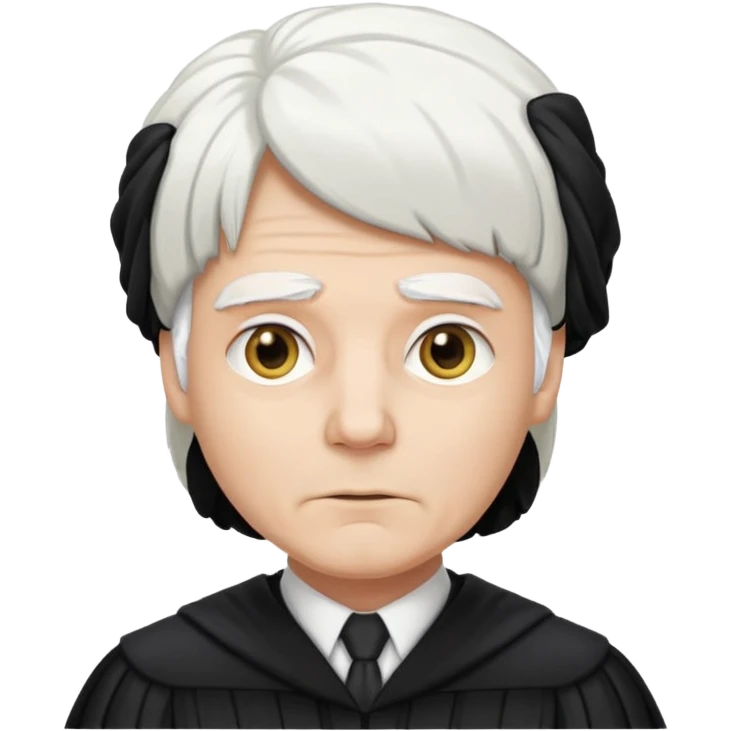 judge with white wig emoji