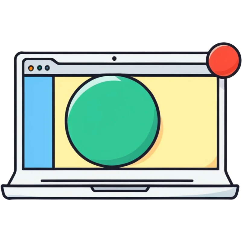 Pink Web browser emoji