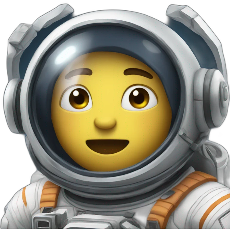 Astronaute combat emoji