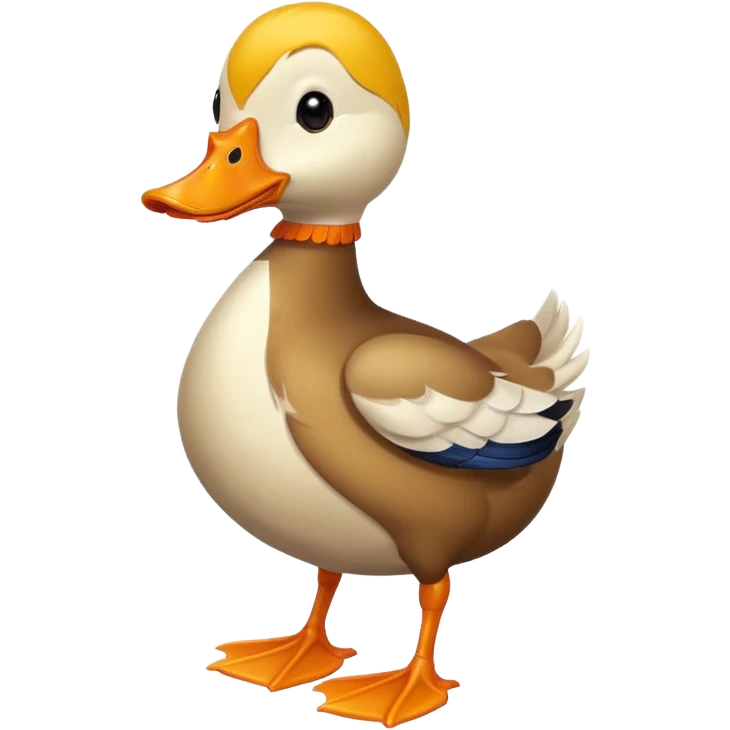 Cartoon duck emoji