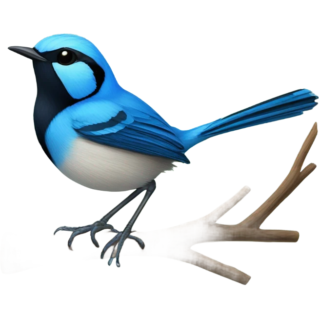  Blue Fairy wren  emoji