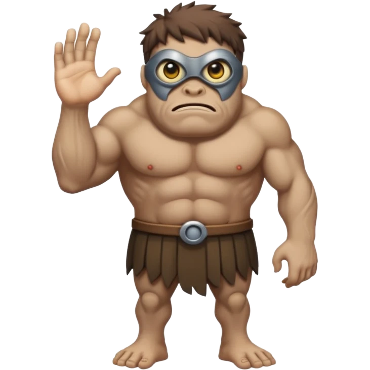 fullbody one-eye ancient giant cyclope emoji