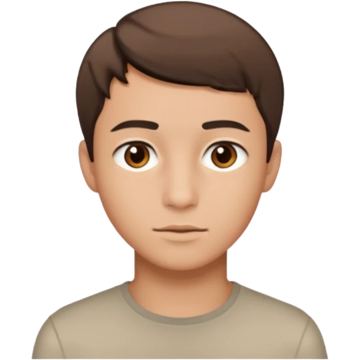 это должен быть юноша, и глаза более коричневыми сделай emoji