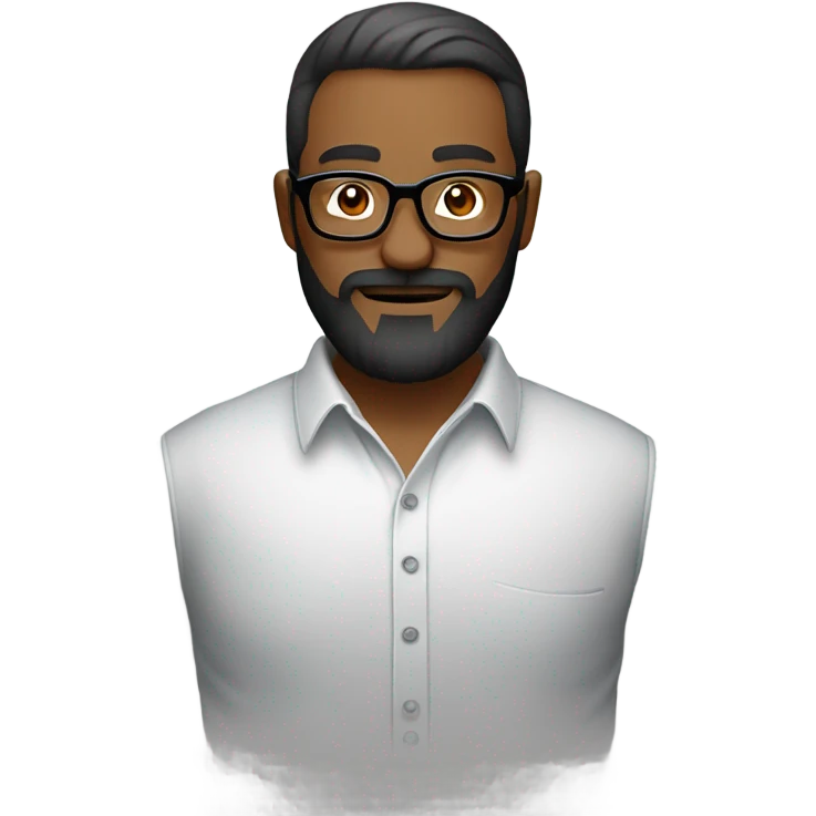 bold beard in round glasses sm emoji