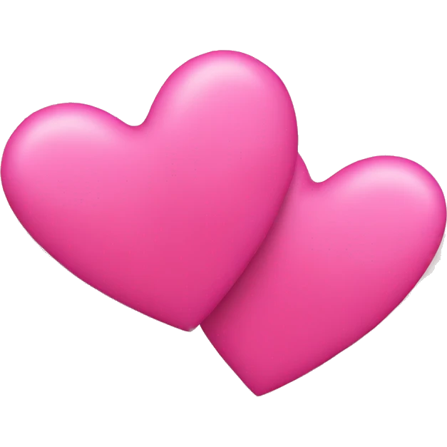 Two pink hearts emoji