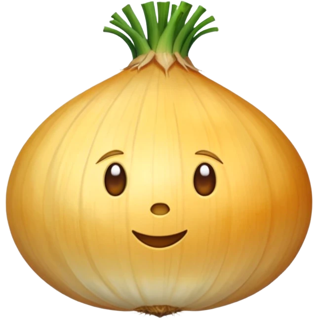 Yellow onion emoji