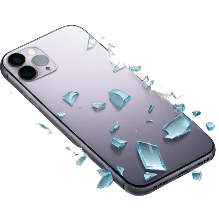 iPhone 16 pro broken glass  emoji