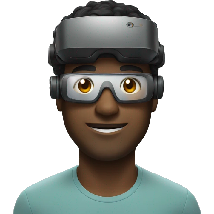 man with vr  emoji