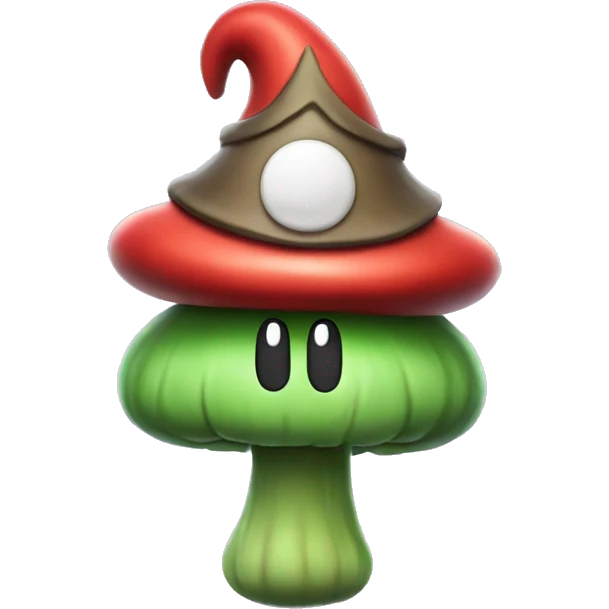 Mario-style Mushroom Wizard emoji
