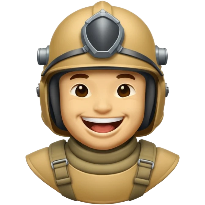 Helldiver laughing emoji