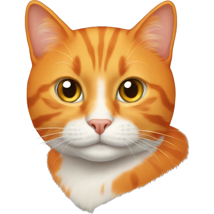 Orange cat emoji