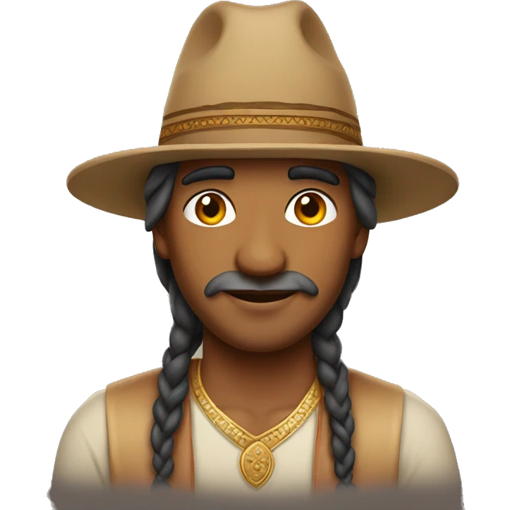 indian man with hat emoji
