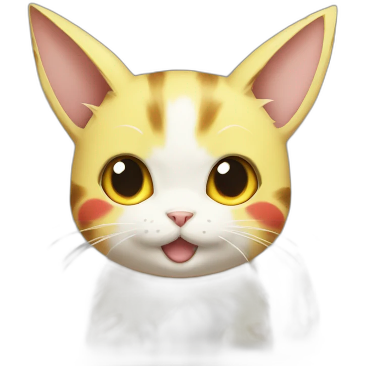 Pikachu cat emoji