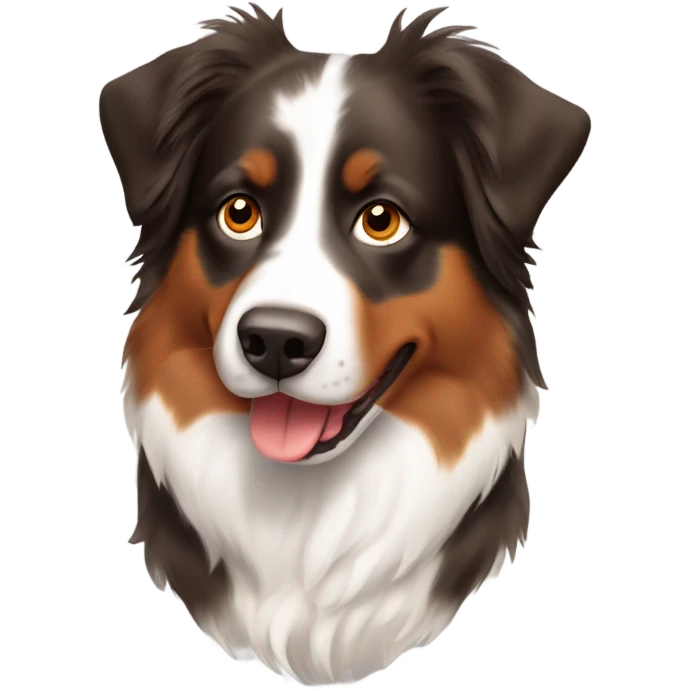 Australian shepherd red trye  emoji