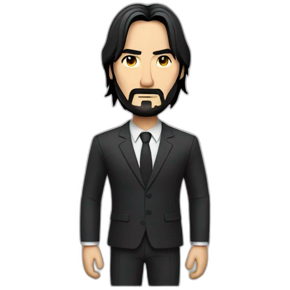 John wick as leader posture emoji