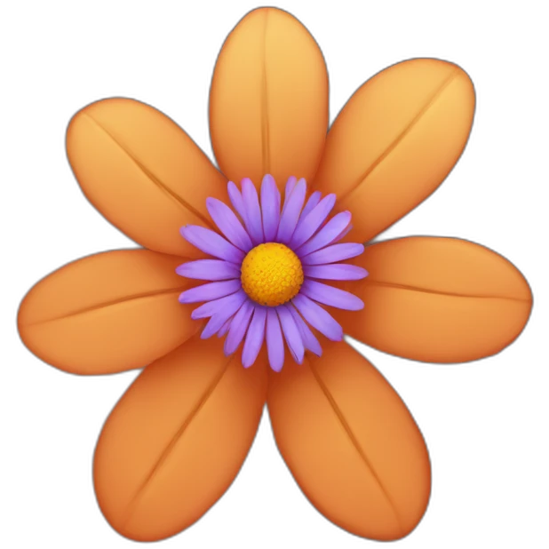 A flower on Mars emoji