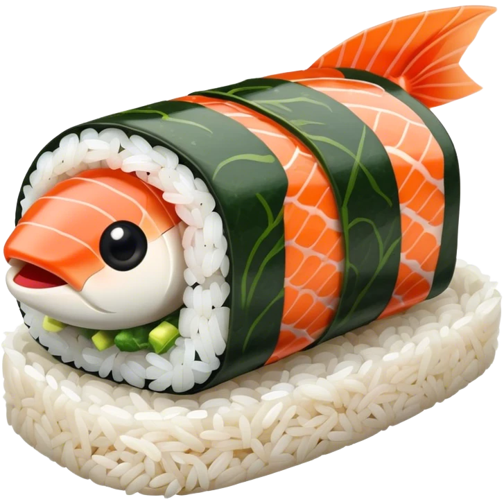 Wrap sushi emoji