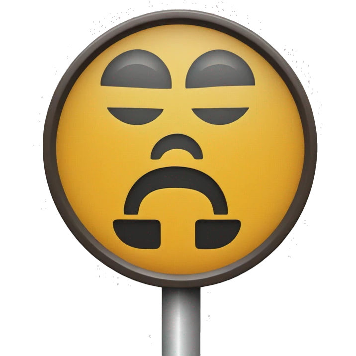 no speed limit sign emoji