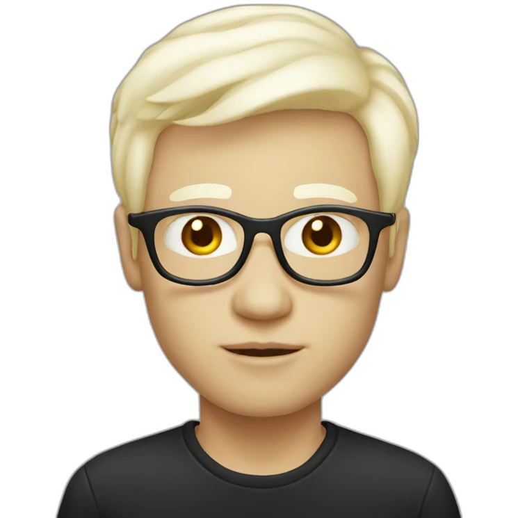 designer-black-albino-man emoji