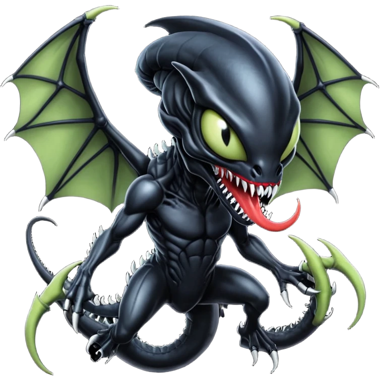 Venom-Xenomorph-Darkrai-Scyther-fusion  emoji