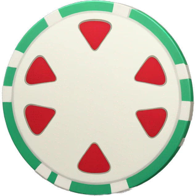 just a poker chip with pik emoji