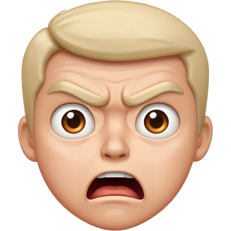  shocked and angry  emoji