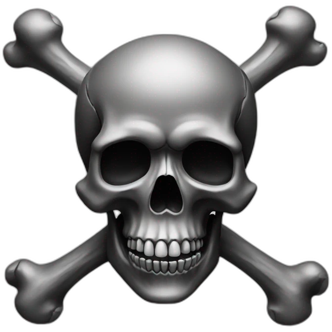 Skull and bones emoji
