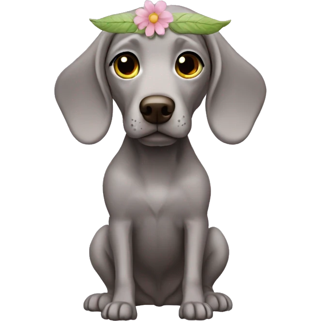 Weimaraner fairy  emoji
