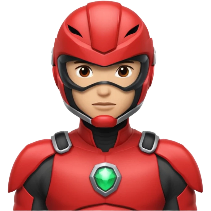 Red power ranger emoji