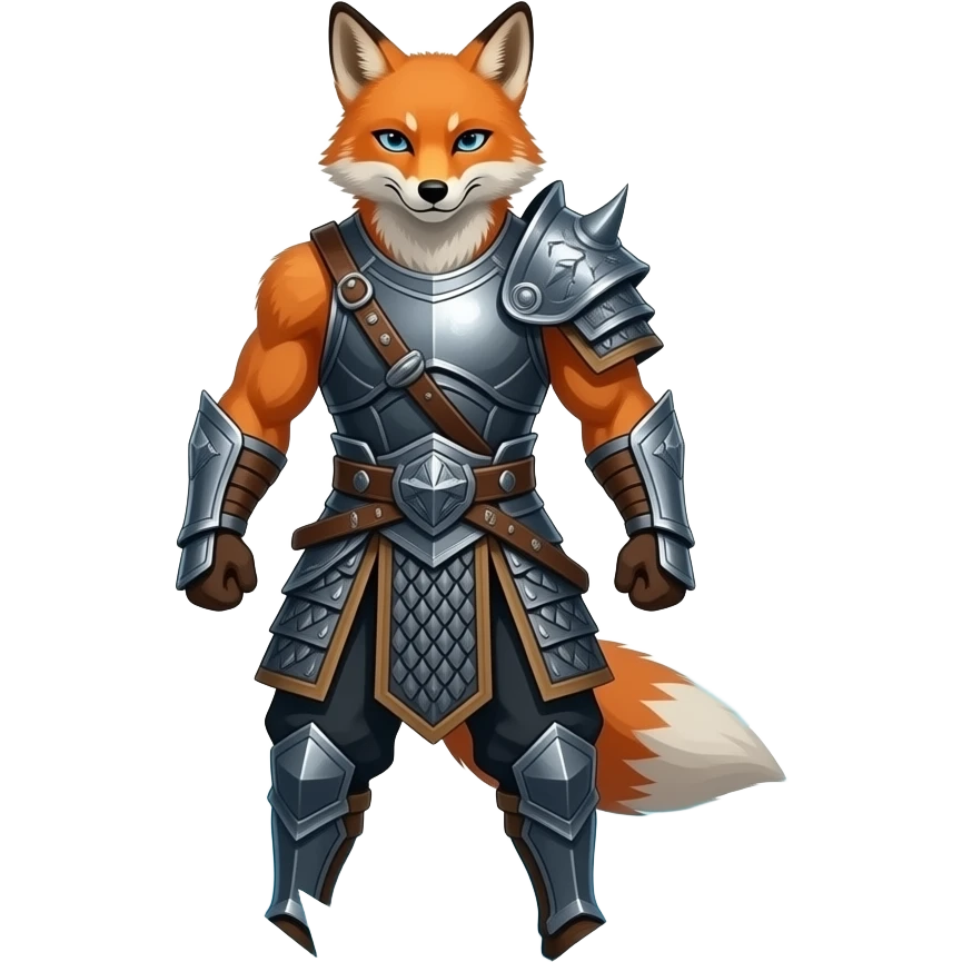 ice shard wind fox warrior emoji