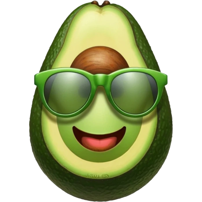 avocodo with sunglasses emoji